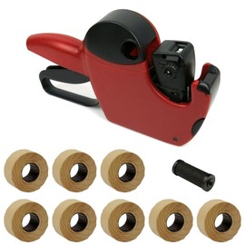 Price Gun Jolly C6 6 Digit Complete Set Offer, Easy Label Change, Our Recommendation Includes 8 Label Rolls of Choice + 1 Replacement Ink Roll PB-Onlinehandel