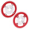 38T 104 BCD Electric Bike Chainring and Adapter Aluminum Alloy