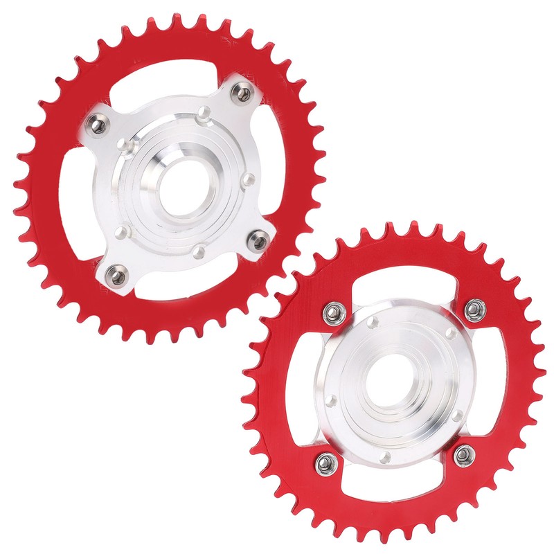 38T 104 BCD Electric Bike Chainring and Adapter Aluminum Alloy