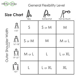 Infinity Strap - STRETCH - Sunburst (Neon Orange) Large 19"