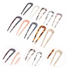 Baluue 10pcs U-shaped Hairpins Creative French Style Hair Forks for