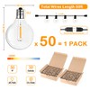 50FT LED G40 Globe String Lights, Shatterproof Outdoor Patio String