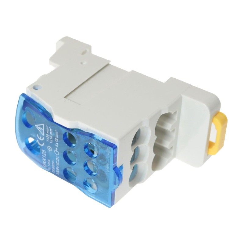 RLECS UKK125A Distribution Box Rail Type Screw Terminal Strip Blocks