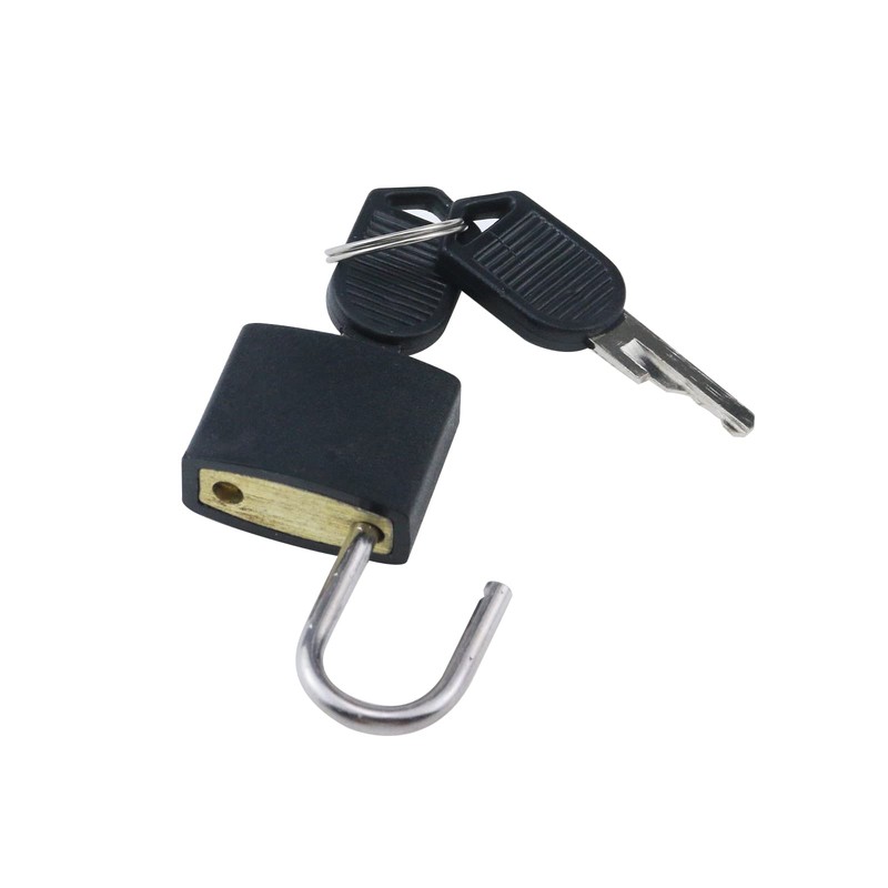 Dnyta 5 Pack Black Mini Padlocks with Keys Small Locks