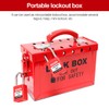 WISAMIC Group Lockout Tagout Lock Box: with 13 Slots Portable