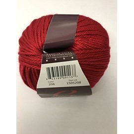 Ella Rae Cozy Soft Chunky Knitting Yarn Wool 100g - 208 Red Frosted Wagon