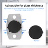 2 Pcs Bottom Guide for Sliding Shower Door, 304 Stainless