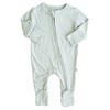 Caden Lane Zippered Baby Footie Pajamas, Soft Onesie Bodysuit with