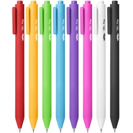 Mr. Pen- Retractable Gel Pens, 8 Pack, Color Ink Gel Pens Fine Point, Vivid Colors, 0.7mm Gel Pens Fine Point, Retractable Pens, Cute Pens, Aesthetic Pens for Journaling Fine Tip Pens