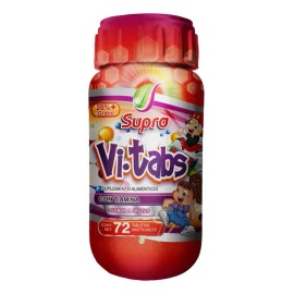 Vitaminas Supra VI TABS en Cápsulas con Sabor a Frutas para Jóvenes