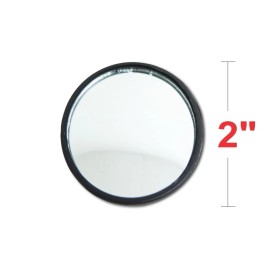 2pc 2" Universal Wide Angle Convex Blind Spot Rear Side View Mirrors Car Truck