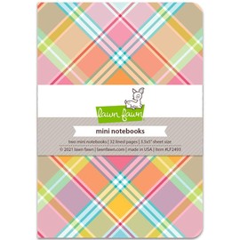 Lawn Fawn LF2493 Perfectly Plaid Remix Mini Notebooks Lawn Fawndamentals