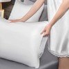 Mulberry Silk Pillowcase for Hair and Skin,Cooling Silk Pillow Case