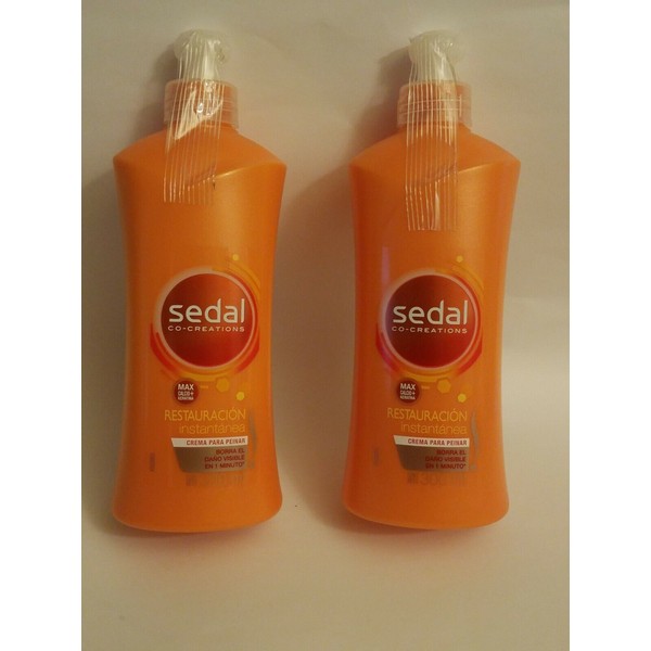 SEDAL 2X SEDAL CREMA Restauracion Instantanea Hair cream 300ml Ea (Pack Of 2 Bottles