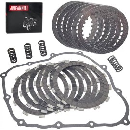 JINFANNIBI Clutch Kit Heavy Duty Springs & Gasket for Honda XR600R 1985-2000 NX650 1988-89