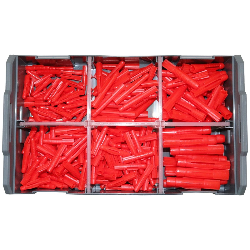TOX L-BOXX Mini Allround Tri Dowel Set Effective, Compact, Clear,