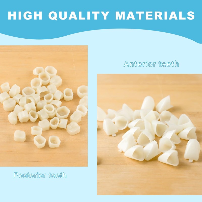TTKBHHQ-Dental Temporary Crown Veneers Tooth Cap Crown Veneers,for Front Back