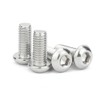 M3x14mm Button Head Screws, 75Pcs M3-0.5x14mm Button Head Socket Cap