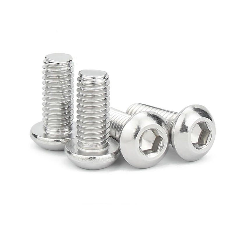 M3x14mm Button Head Screws, 75Pcs M3-0.5x14mm Button Head Socket Cap