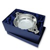 jewellerybox 5 Inch Handmade Pewter Quaich with Celtic Knot Handles