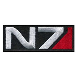 N7 Mass Effect Embroidered Iron on Sew on Patch