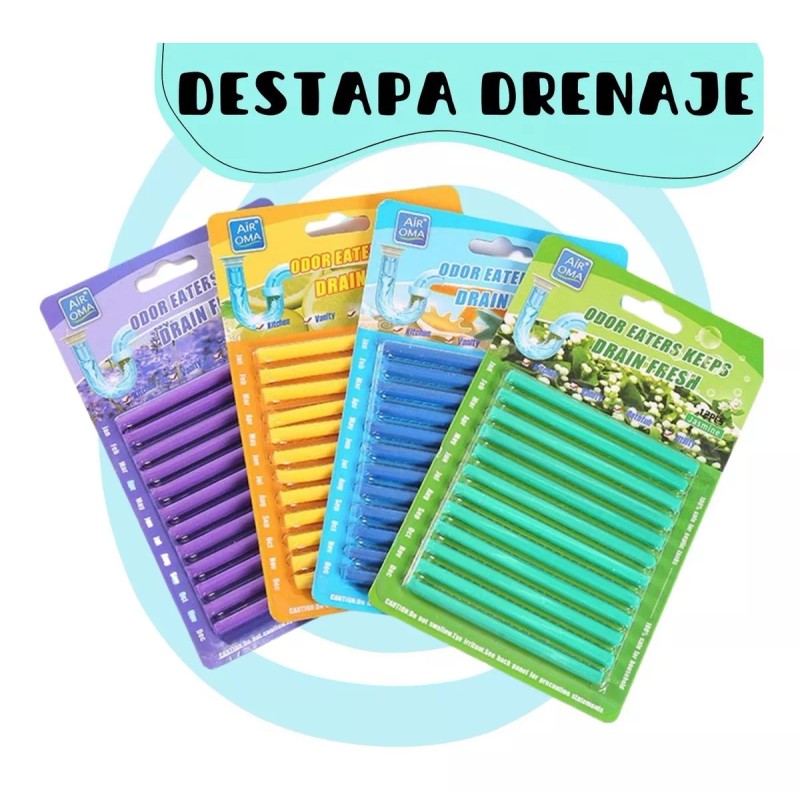 Mafab Sani Stick Barras Destapa Drenaje Tuberia Limpieza Fregadero