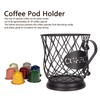 Iron Coffee Pod Holder Organizer Large Capacity Coffee Capsule Storage