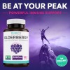 PureCo Organic Elderberry Capsules 10:1 Extract Equals 5,000mg Fresh Elder