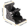 DXIA 2 Pack Folding Lock Extension Table Bed Leg Feet