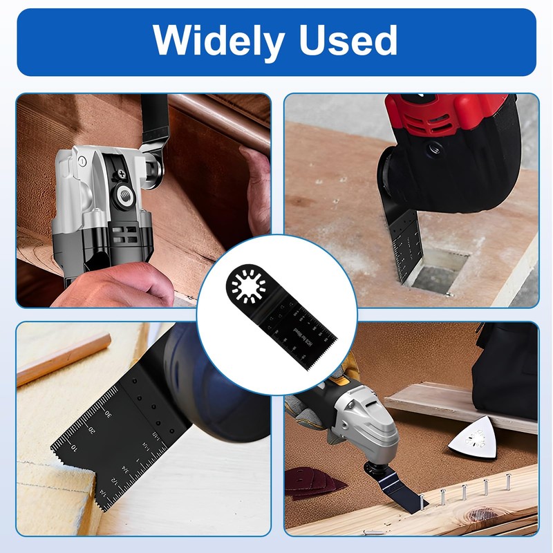 10 Pcs Multi Tool Blades for Oscillating Tools, 35mm Wide
