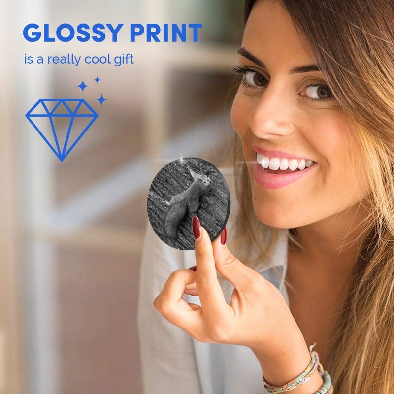 1 x Round MDF Magnet - Wild Squirrel Wildlife Nature