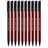 NATARAJ Classic Fine Point BLUE Ballpoint Pens (10 x 0.7mm