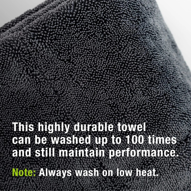 ExoForma Mega Microfiber Drying Towel 24x36 Ultra Absorbent Streak Free