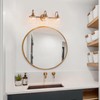 GEPOW Gold Vanity Light, Modern Bathroom Light Fixtures Over Mirror,