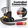 4500 PSI 3-Stage High Pressure Hand Pump with Gauge, 19.7