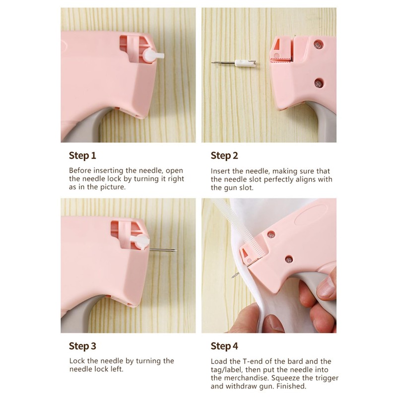 Stitch Gun for Clothes，Tagging Gun，Handheld Sewing Machine，Quick Clothing Fixer，Includes 5