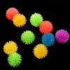 Zhhuoc 10Pcs Colorful Cute Funny Cat Toys Arbutus Ball Stretch