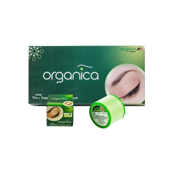 8 X Spools Organica Antibacterial Eyebrow Threading Threads Organica Eyebrow