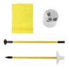 Practice Golf Hole Pole Cup Flag Stick Detachable 2 Section
