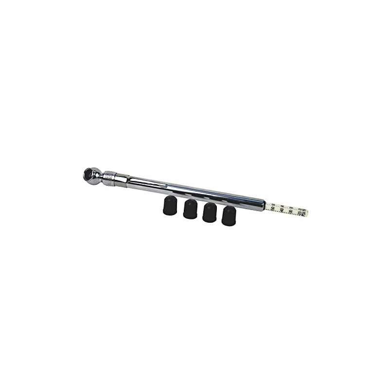 Slime 24037 5-50 PSI Pencil Gauge with Caps, 1