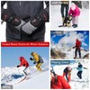 SAVIOR HEAT Heated Mittens Battery Ski Gloves, Electric Rechargeable Mitts