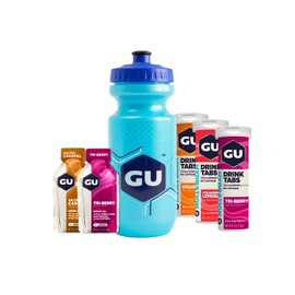 GU Vorteilspaket Hydration Tablets + Energy Gel + Flasche 6-teilig