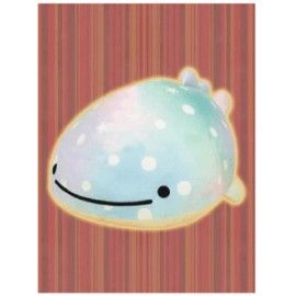 San-X NWT Jinbee Jinbei Jinbe san 20" Whale Rainbow Color Jellyfish Plush Toreba San-X