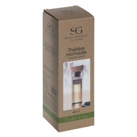 Bamboo Double-Walled Teapot 40 cl Sg secret de gourmet