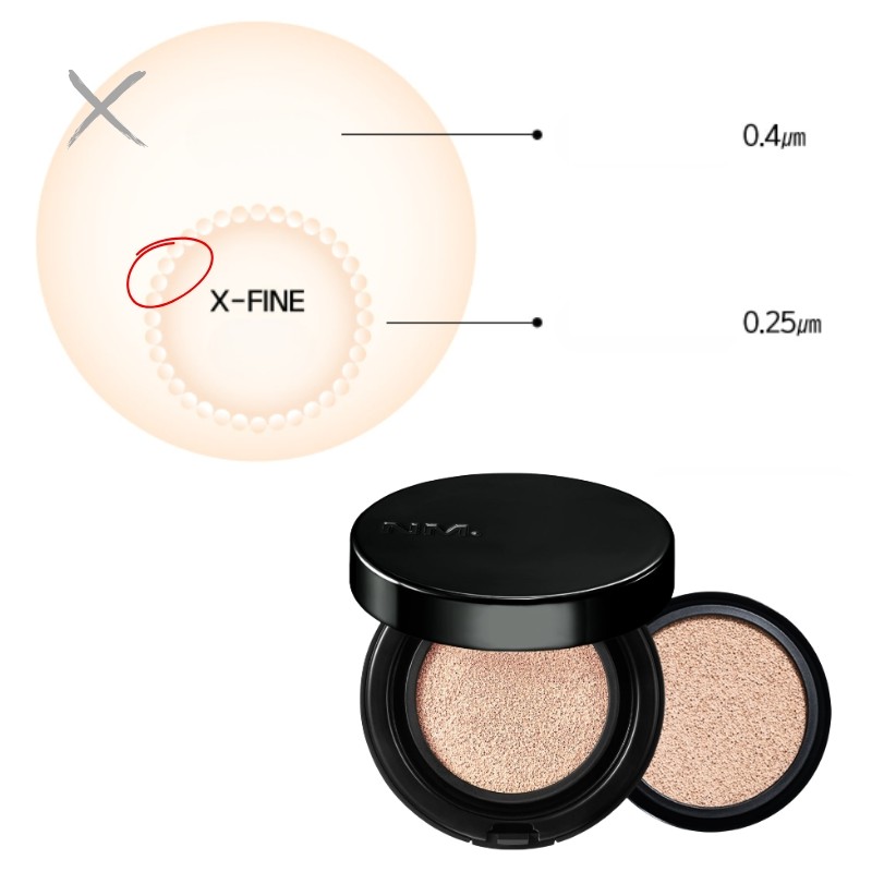 NAMING Zero Gravity Cover Fit Cushion 12g*2ea, Shade:#22N Natural Beige