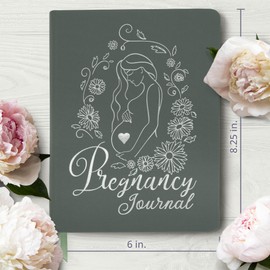 Pregnancy Journal Memory Book - Timeless Pregnancy Journals for First Time Moms - Keepsake Pregnancy Book - Beautiful Gender-Neutral Baby Journal & Baby Scrapbook Expecting Mom Gift (Dreamy Sage)