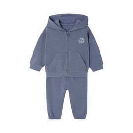 VERTBAUDET 30ft Indigo Baby Hooded Zip Up Sports Set + Jogging Suit