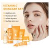 Set De Cuidado Facial Con Vitamina C, Rutina Completa