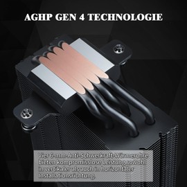 Thermalright Assassin Spirit 120 EVO Dark CPU Cooler Air with 4 x 6 mm HeatPipes, TL-E12B V2 PWM Fan Heatsink CPU Cooler, 156 mm High, for Intel 1700/1150/1151/1200, AMD:AM4 AM5, LGA17XX PC Cooler