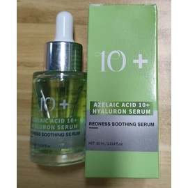 Azelaic Acid Serum For Face, Azelaic Acid 10 + Hyaluron Serum For Sensitive Skin, 2 PCS Hyaluronic Acid Serum With Niacinamide For Acne & Spot Care, Redness Relief.